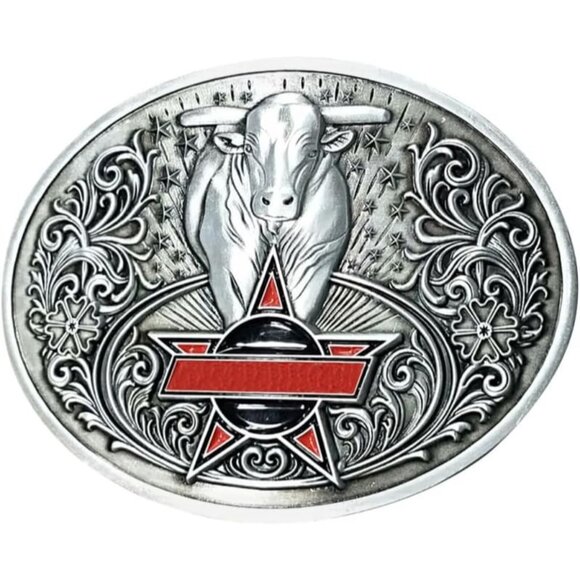 Men's Silver Zinc Alloy Modern Beer Bottle Holder 10x8cm Western Belt Buckle - Picture 1 of 9